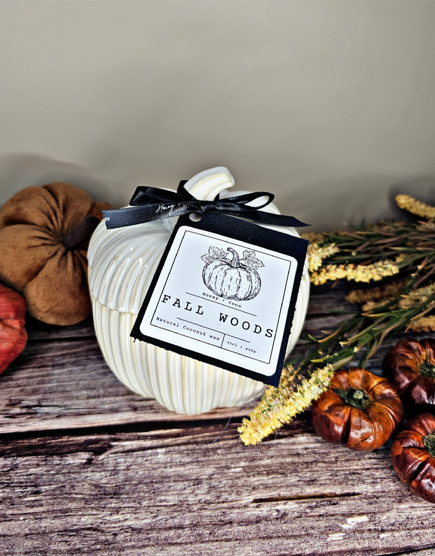 Fall Woods Pumpkin Candle