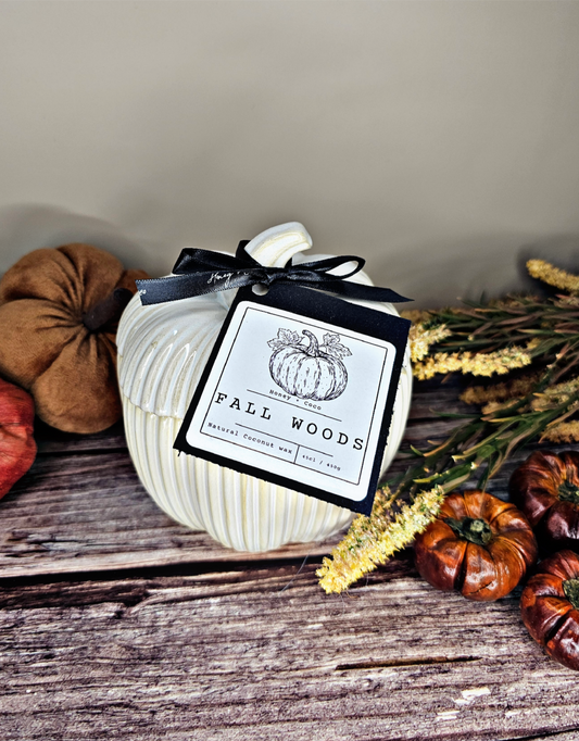 Fall Woods Pumpkin Candle
