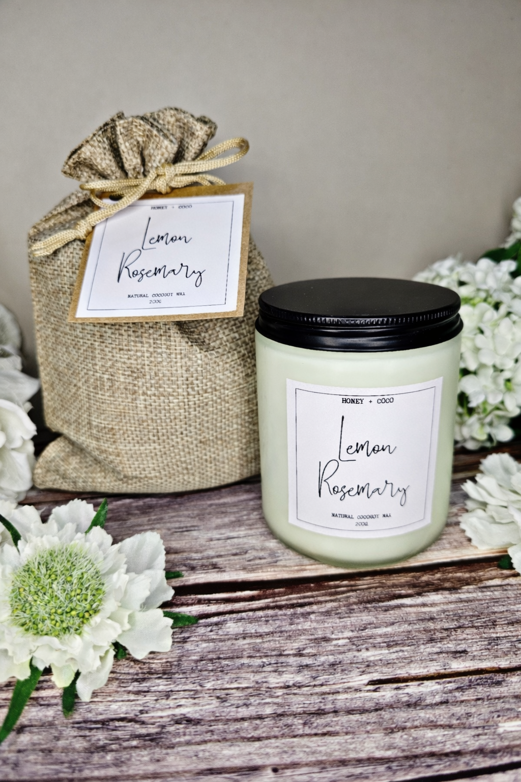 Lemon + Rosemary Candle