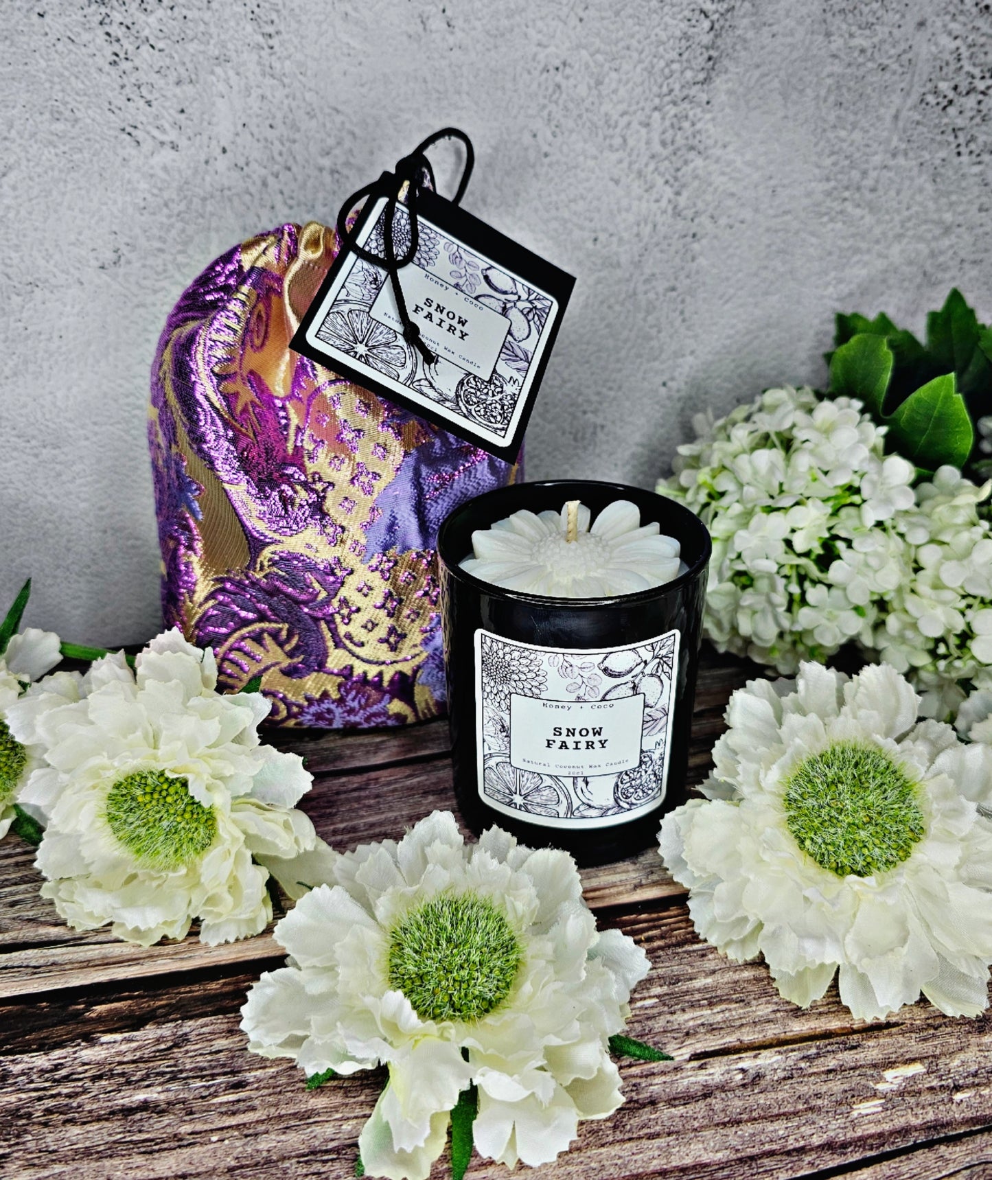 Snow Fairy Flora Candle