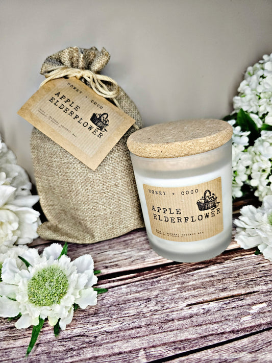 Apple + Elderflower Candle