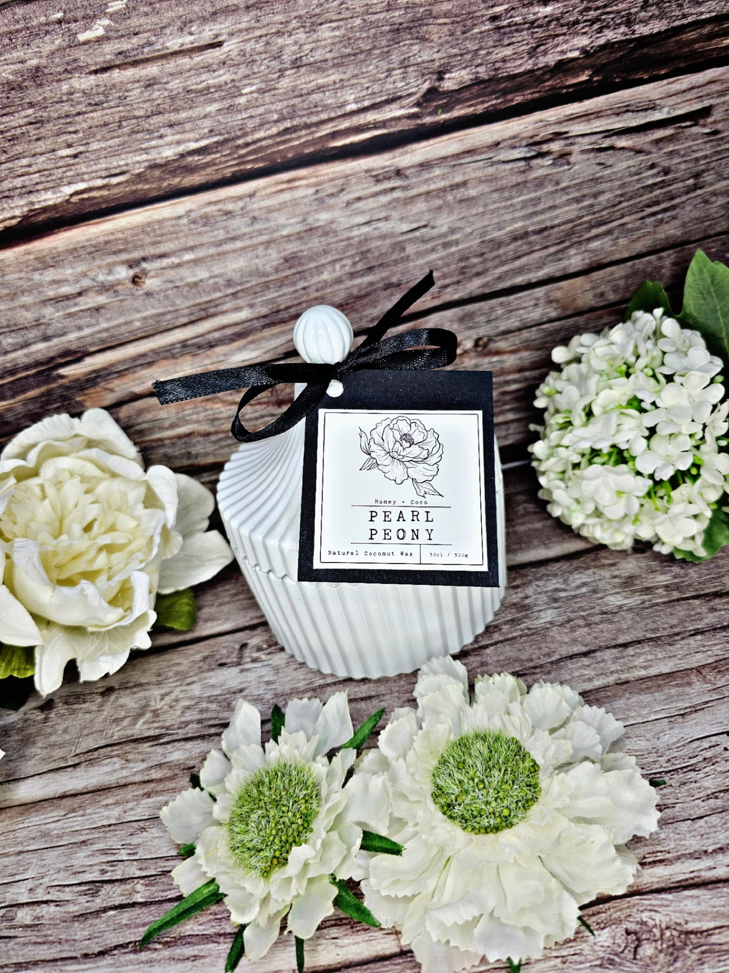 White Trinket Candle