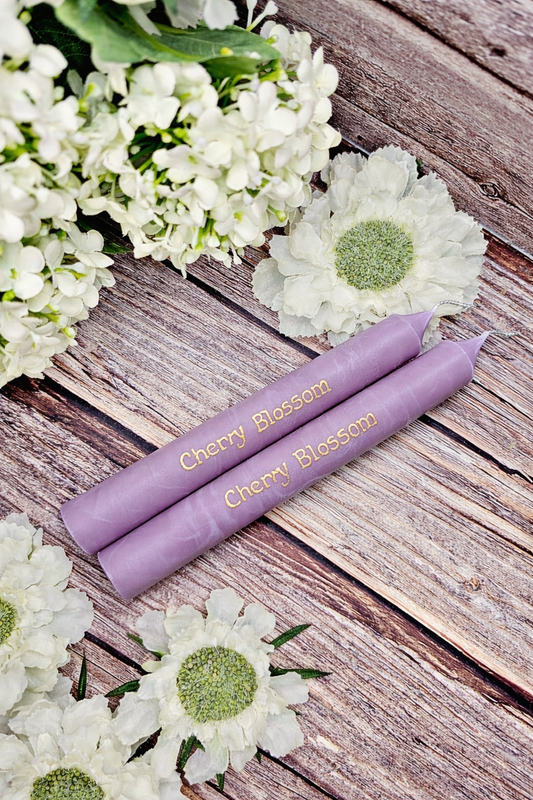 Cherry Blossom Taper Candles