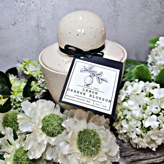Cream Ceramic Candle